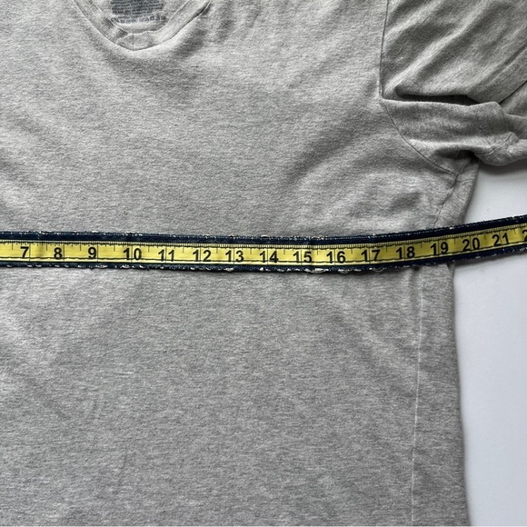 US Polo Assn Ralph Lauren Men’s V-Neck Slim Fit Short Sleeve T-Shirt Grey Medium - Picture 5 of 8